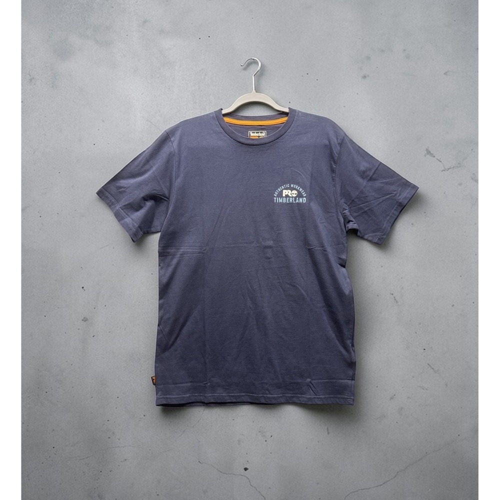 Timberland Pro Work T Shirt Short Sleeve Dark Navy Size medium